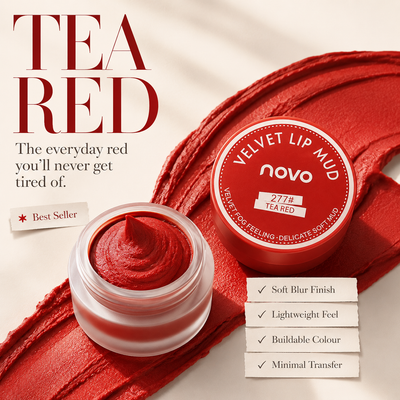 Novo Velvet Lip Mud — Soft Matte Lip & Cheek Mousse