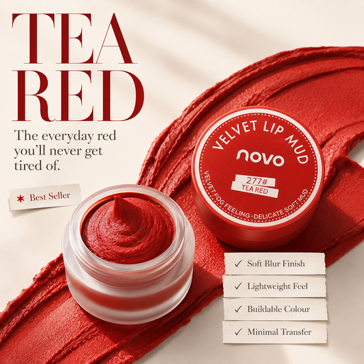 Novo Velvet Lip Mud — Soft Matte Lip & Cheek Mousse